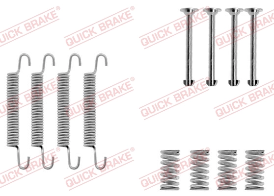 Accessory Kit, parking brake shoes
